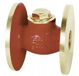 Sant Gun Metal Horizontal Lift Check Valve Integral Seat 100 mm, IS 15A